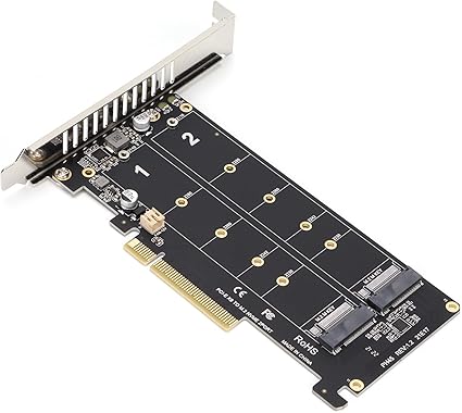 کارت توسعه Dual M.2 PCIe X8