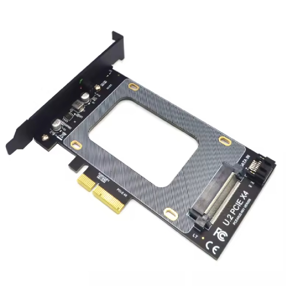 کارت آداپتور PCIe به U.2 (SFF-8639) – مبدل NVMe برای سرور و ورک‌استیشن