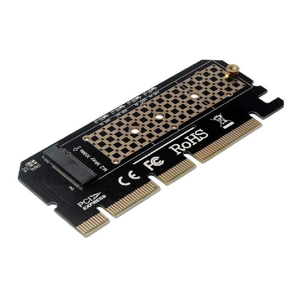 کارت تبدیل PCI-E به M.2 NVMe (M-Key) – سرعت بالا برای SSDهای NVMe