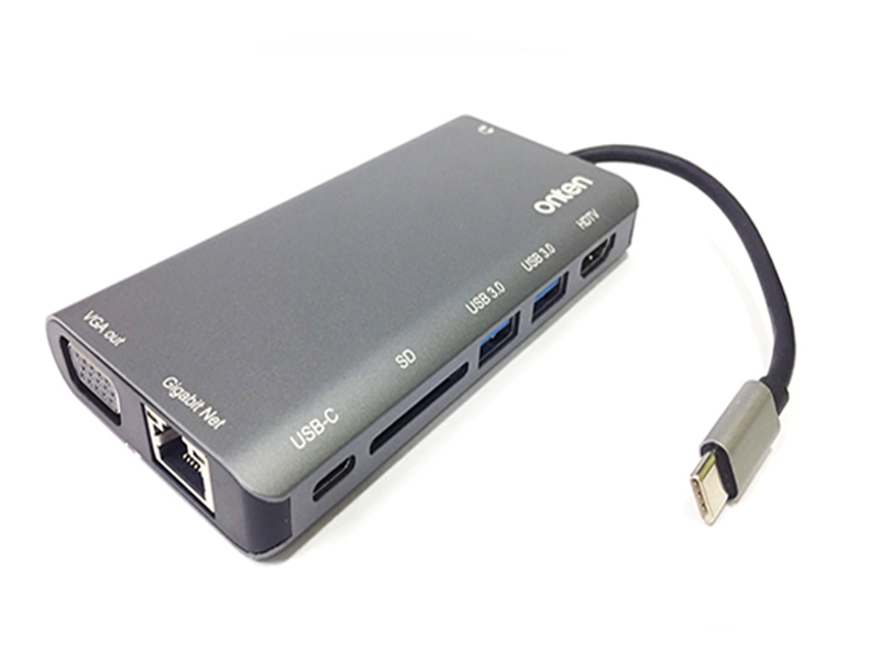 OTN‑9591B – هاب ۸ در ۱ USB‑C چندمنظوره